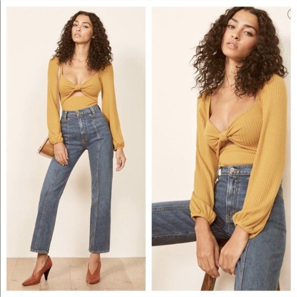 Reformation Rosalind Top